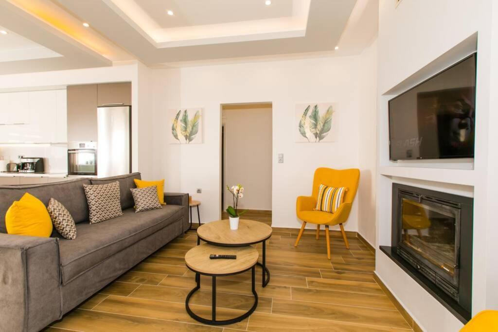 הוילה Kerames Chrysi'S Ocean View Retreat מראה חיצוני תמונה