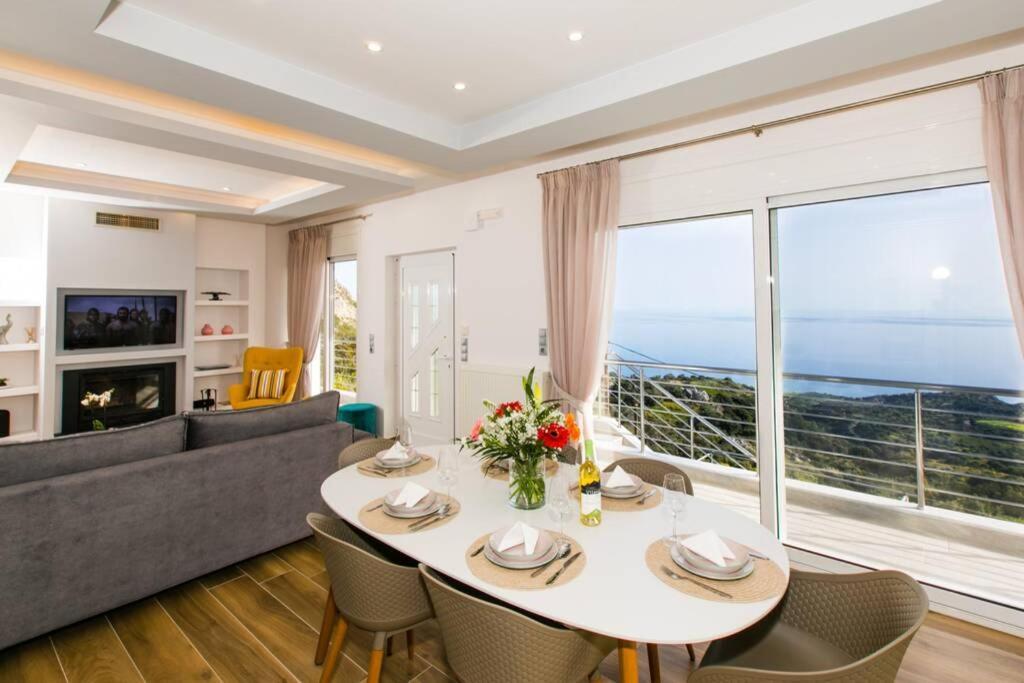 הוילה Kerames Chrysi'S Ocean View Retreat מראה חיצוני תמונה