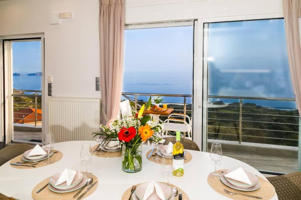 הוילה Kerames Chrysi'S Ocean View Retreat מראה חיצוני תמונה