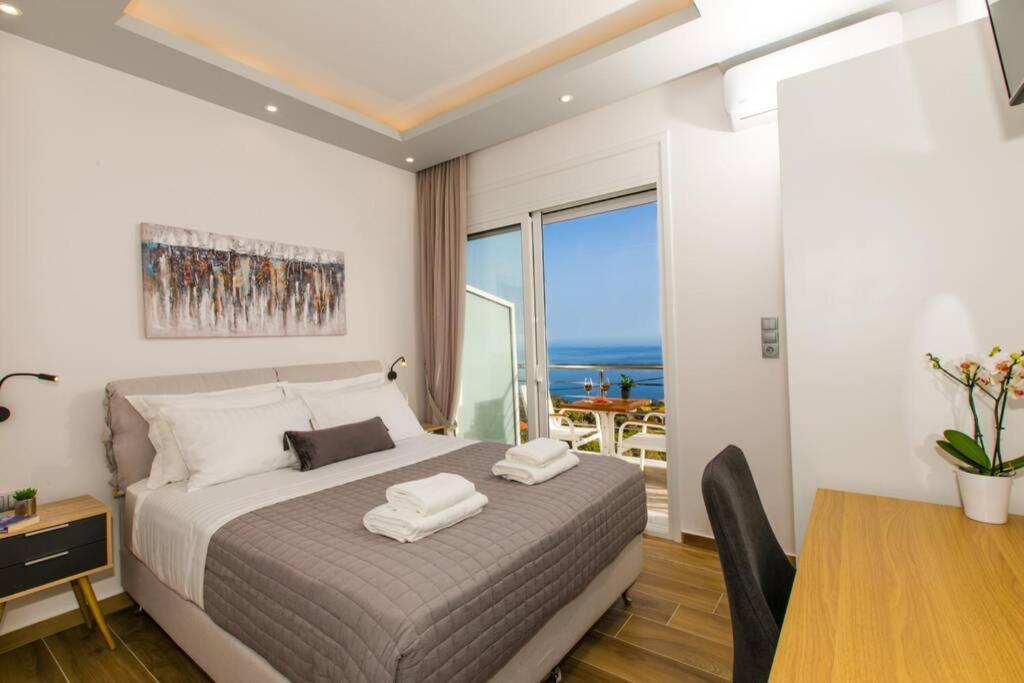הוילה Kerames Chrysi'S Ocean View Retreat מראה חיצוני תמונה