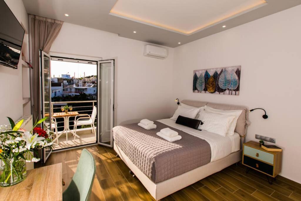 הוילה Kerames Chrysi'S Ocean View Retreat מראה חיצוני תמונה