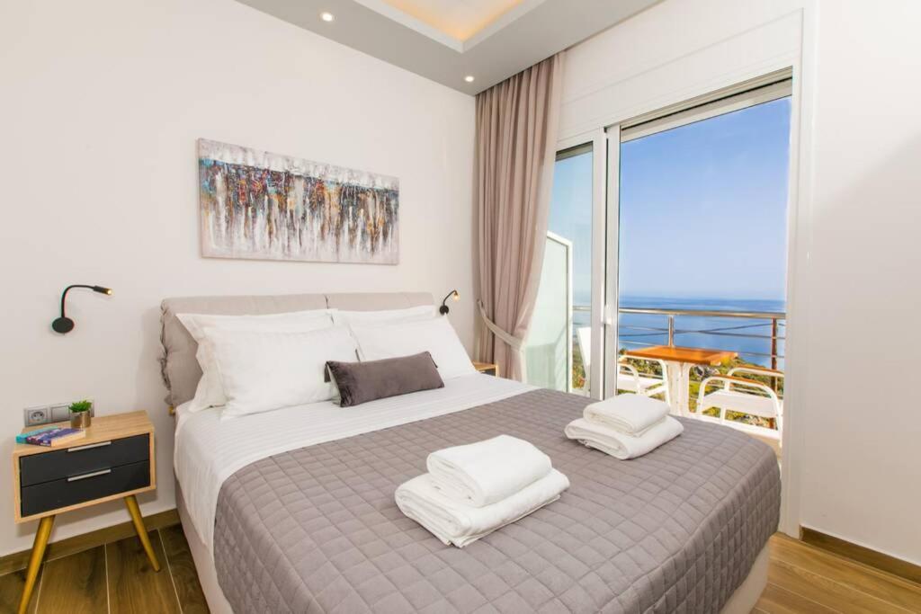 הוילה Kerames Chrysi'S Ocean View Retreat מראה חיצוני תמונה