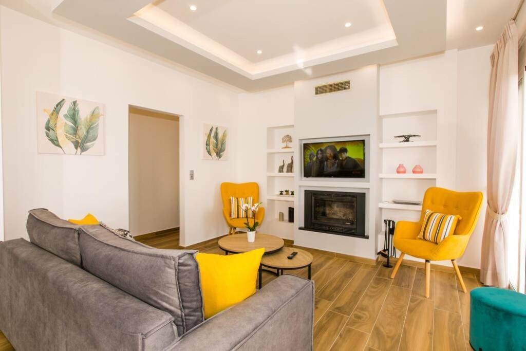 הוילה Kerames Chrysi'S Ocean View Retreat מראה חיצוני תמונה