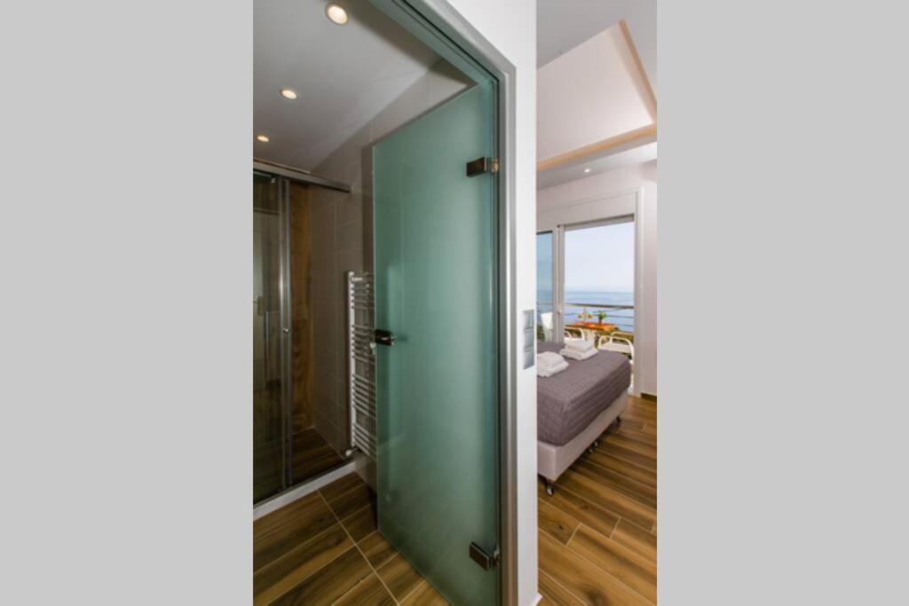 הוילה Kerames Chrysi'S Ocean View Retreat מראה חיצוני תמונה