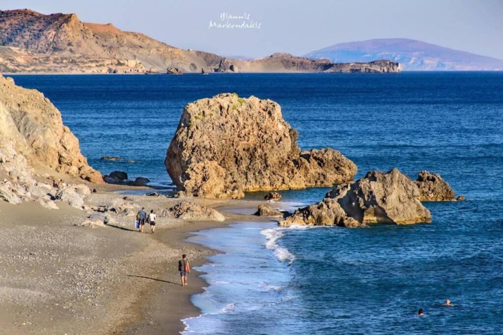 הוילה Kerames Chrysi'S Ocean View Retreat מראה חיצוני תמונה