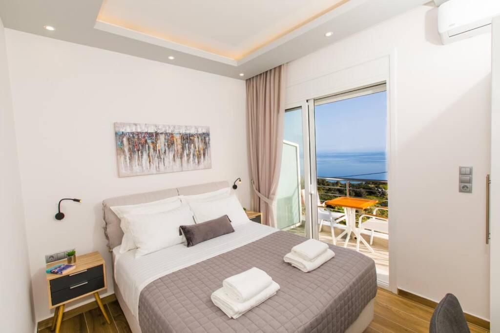 הוילה Kerames Chrysi'S Ocean View Retreat מראה חיצוני תמונה