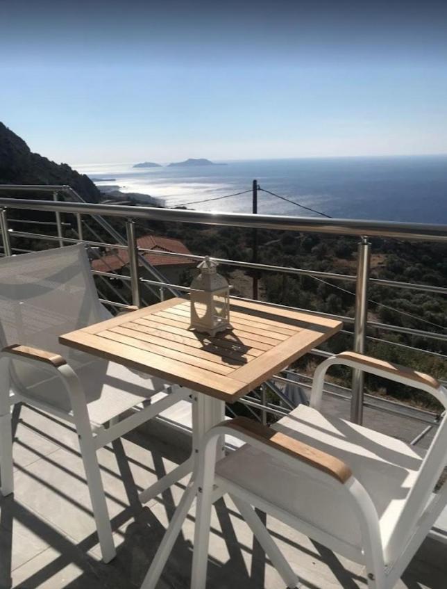 הוילה Kerames Chrysi'S Ocean View Retreat מראה חיצוני תמונה